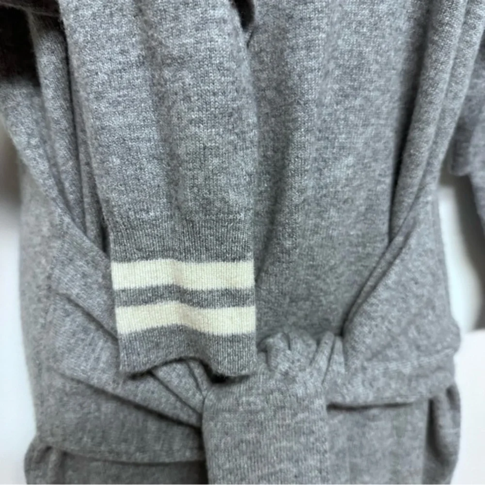 Sandro Brunelle Dress Sz 4 Sweater Waist-tie Wool Cashmere-blend luxury